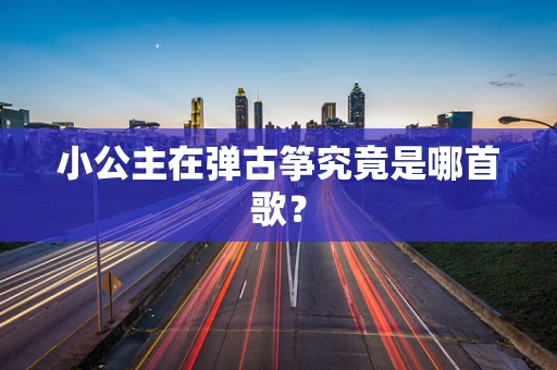 小公主在弹古筝究竟是哪首歌？
