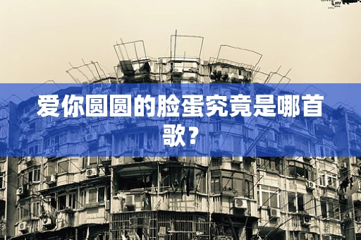 爱你圆圆的脸蛋究竟是哪首歌？