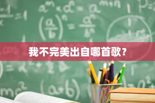 我不完美出自哪首歌？