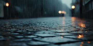 天在下雨而我在出自哪首歌？