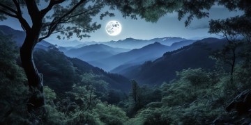 我在山头看月亮究竟是哪首歌？