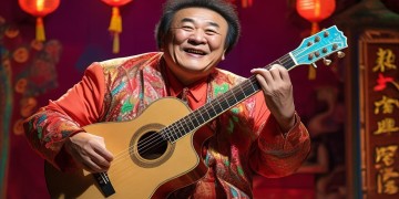 冯巩春晚弹吉他唱的是什么歌？