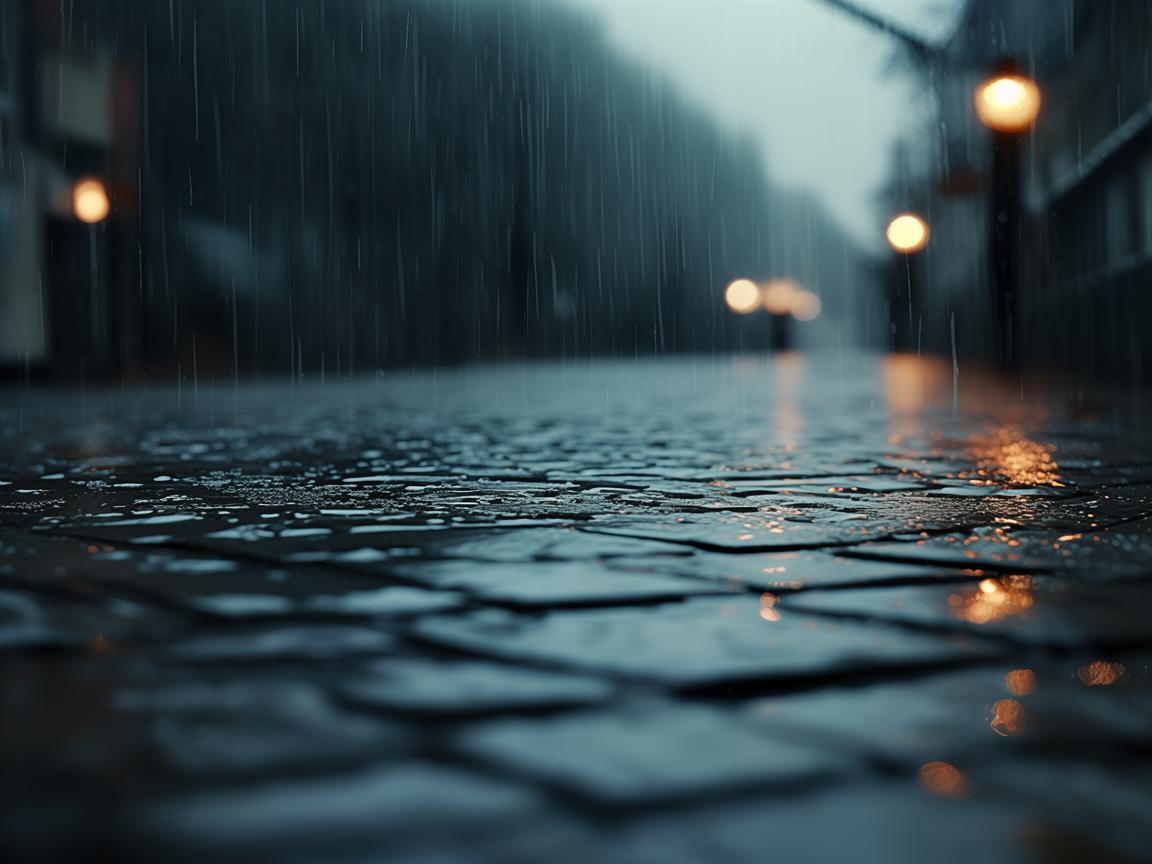 天在下雨而我在出自哪首歌？