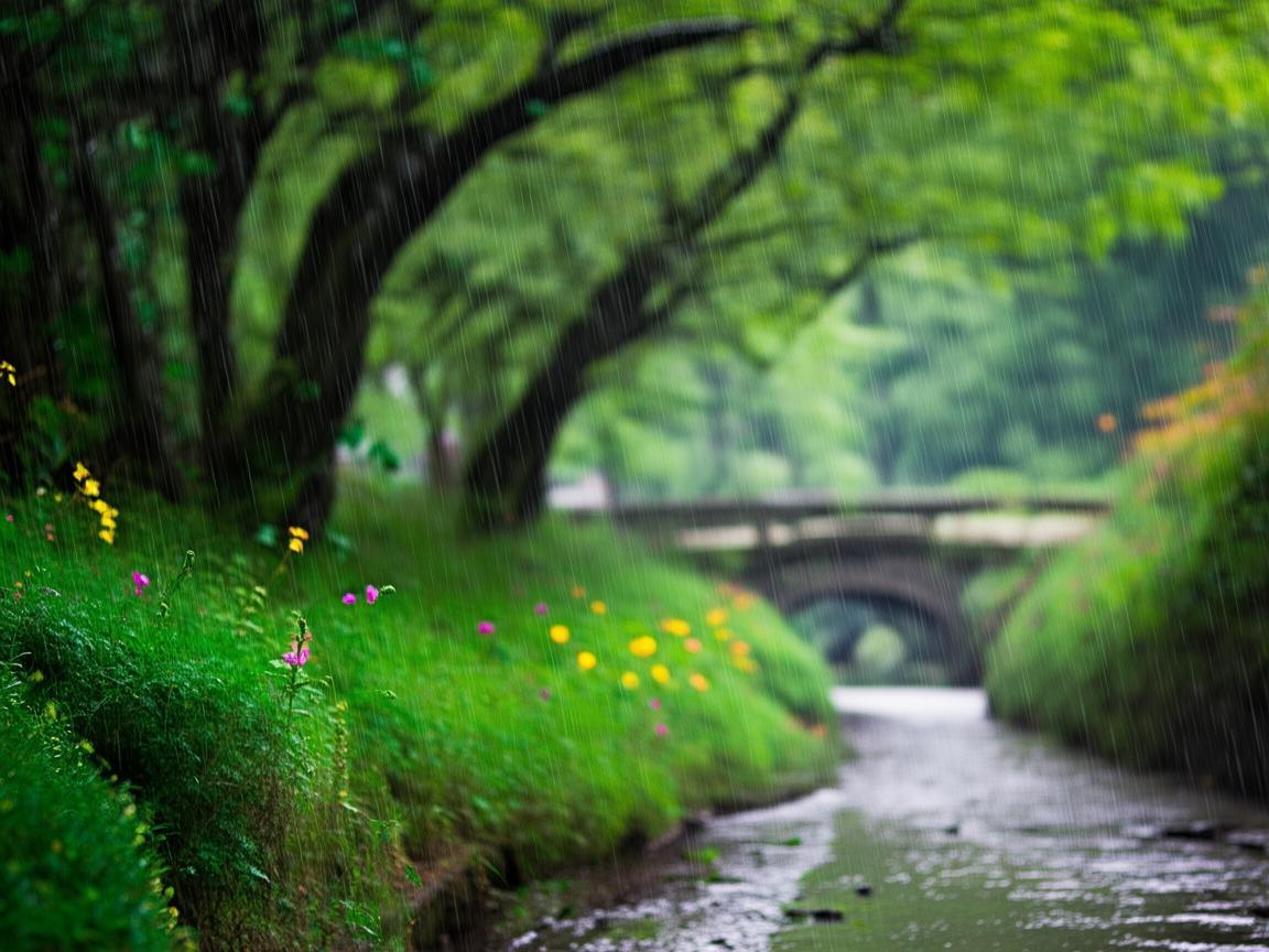 春雨唱着歌能给人们带来什么？